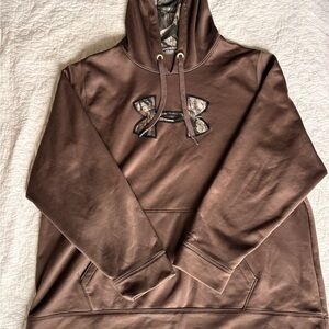 Under Armour Men’s Hoodie—Brown & Camo
